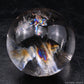 2.33'' Rainbow Clearquartz Sphere Crystal Healing Hand Carved Sphere/Ball