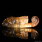 Golden Rutile,Rutilated PiXiu Sculpture Crystal Healing Hand Carved