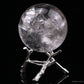 2.2'' Clearquartz Enhydro Sphere Crystal Healing Hand Carved Crystal Ball