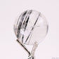 1.45'' Black Rutile,Tourmaline Quartz Sphere Crystal Healing Hand Carved Crystal Ball