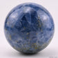 3.85'' Gemstone Blue Kynite Sphere Crystal Healing Hand Carved Sphere/Ball