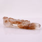 Golden Rabbit Fur Rutile,Rutilated PiXiu Sculpture Crystal Healing Hand Carved