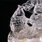 5.25" GoldenHealer Double Fish Sculpture Crystal Healing Hand Carved