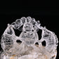 5.25" GoldenHealer Double Fish Sculpture Crystal Healing Hand Carved