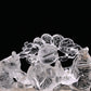 5.25" GoldenHealer Double Fish Sculpture Crystal Healing Hand Carved