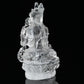 4.26" Awesome Clearquartz Brahman Sculpture Artifact Crystal Healing Hand Carved