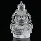 4.26" Awesome Clearquartz Brahman Sculpture Artifact Crystal Healing Hand Carved