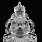 4.26" Awesome Clearquartz Brahman Sculpture Artifact Crystal Healing Hand Carved