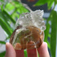 Golden Rutile,Rutilated Pixiu Sculpture Crystal Healing Hand Carved Super Realistic